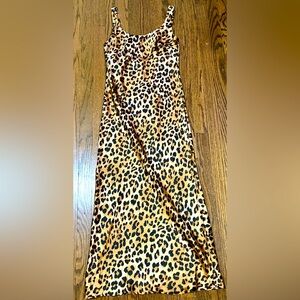 ASOS Leopard Maxi Dress